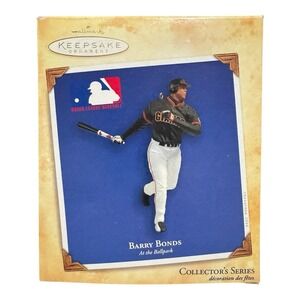 2004 Hallmark Keepsake Ornament Barry Bonds At the Ballpark #9 in Series